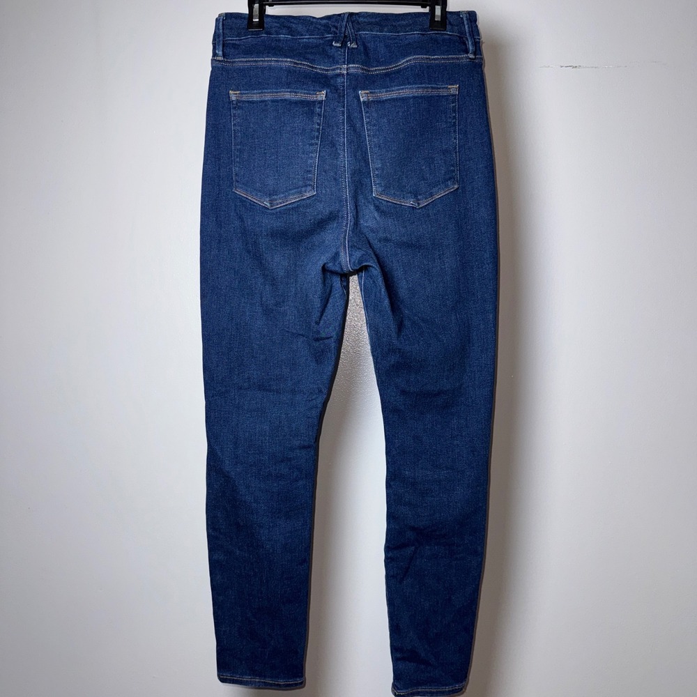 Good American Always Fits Good Waist Skinny Jeans Blue821 Size 14-18 GW226T - Picture 2 of 11